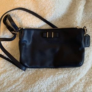 Coach Navy Leather Crossbody